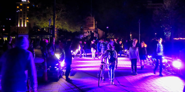Christchurch after dark. Photo / Supplied