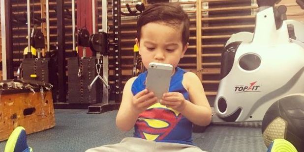 Ezra loves making a gym-selfie in his hometown Havelock North. PHOTO/Instagram