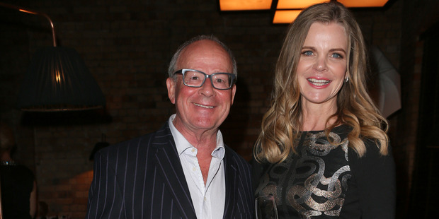 Julia Sloane and her husband Michael Lorimer. Photo / Norrie Montgomery