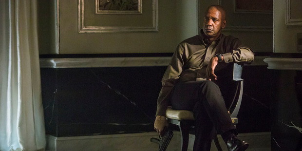 Denzel Washington in a scene from The Equalizer.