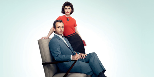 Lizzy Caplan and Michael Sheen in Masters of Sex. Photo / Supplied