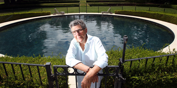 The late Sir Paul Holmes, photographed at Mana Lodge. Photo / Paul Taylor