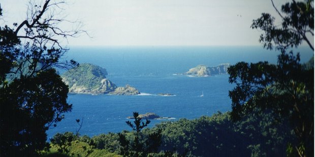 View from Raoul Island, Kermadec Islands.