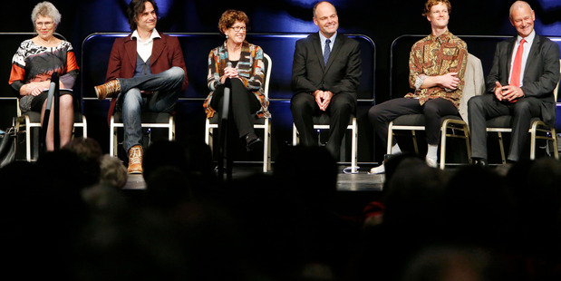 Mayoral candidates Sheryl Mai, Matt Keene, Kay Brittenden, Stuart Bell, Ash Holwell and David Blackley strutted their stuff at Forum North last night before a 400-strong crowd.