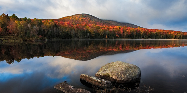 Autumn colours on display in Vermont. Photo / Discover New England
