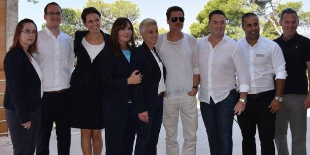 The staff at D-Resort in Croatia said they were thrilled to have Brad Pitt stay there earlier this month. Photo / D-Resort Facebook