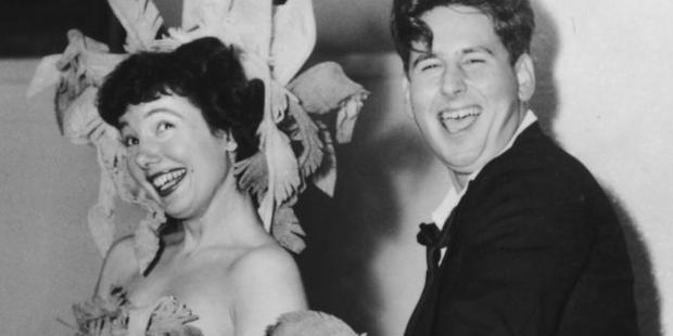 Lord Anthony Moynihan dancing with showgirl Monica Scott at a Sydney nightclub in 1956. Photo / Getty Images