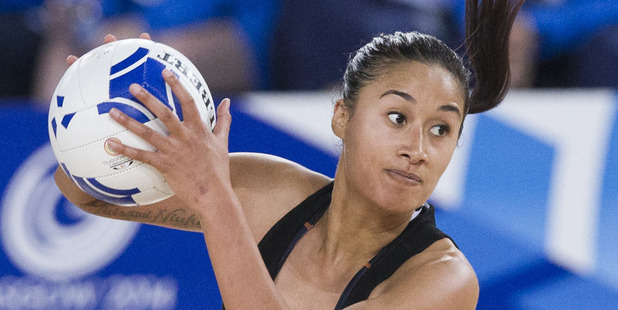 Silver Fern Maria Tutaia. Photo / Greg Bowker