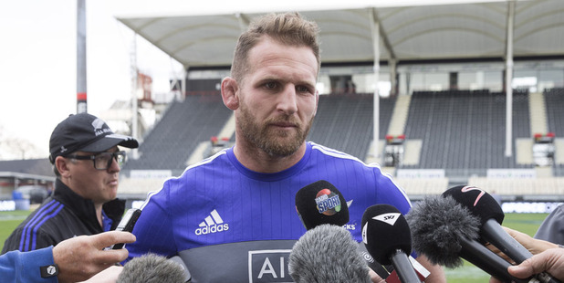 All Blacks captain Kieran Read, during the New Zealand All Blacks team Captains Run held at AMI Stadium, Christchurch. Photo / Brett Phibbs