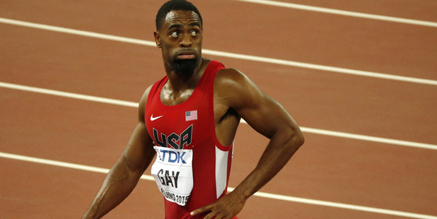 Tyson Gay. Photo / AP