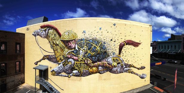 Pixel Pancho's horse and rider. Image / supplied