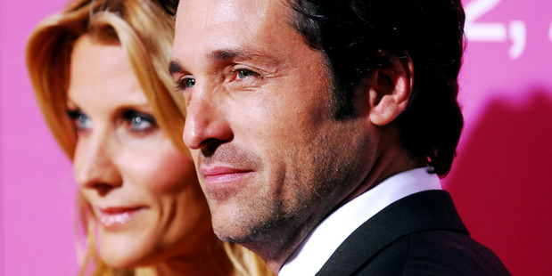 Actor Patrick Dempsey and his wife Jillian Dempsey. Photo / Getty Images
