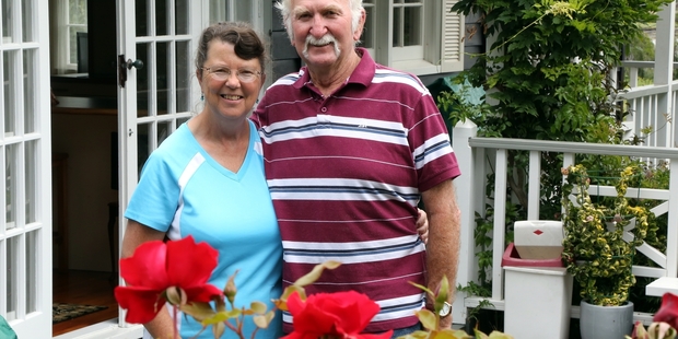NEW HOME: Miriam and Kevin Williamson are delighted the town offers so much.PHOTO/STUART MUNRO