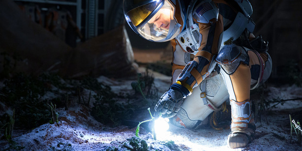 Matt Damon in a scene from the film The Martian. Image / supplied