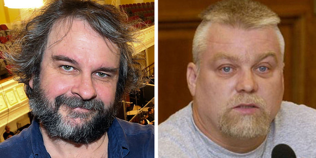 Sir Peter Jackson and Making A Murderer's Steven Avery, now aged 53. Photo (right) / AP