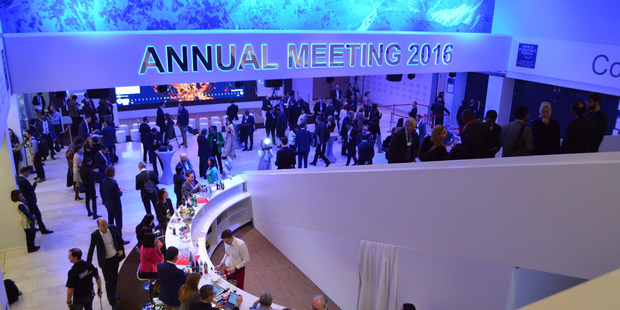 The annual World Economic Forum in Davos, Switzerland, attracts political and business leaders from around the globe.