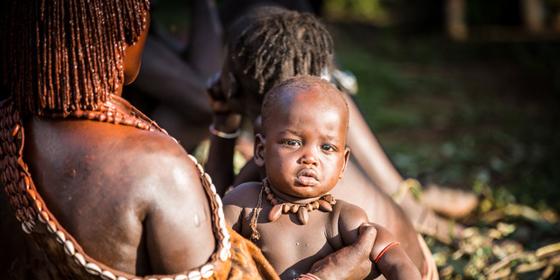 The women are responsible for raising the children, cooking and looking after the household. Photo / Guy Needham