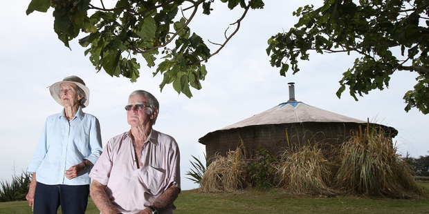 David and Cloie Blackley are upset a Budda was stolen from their Summerhill property. Photo/John Borren