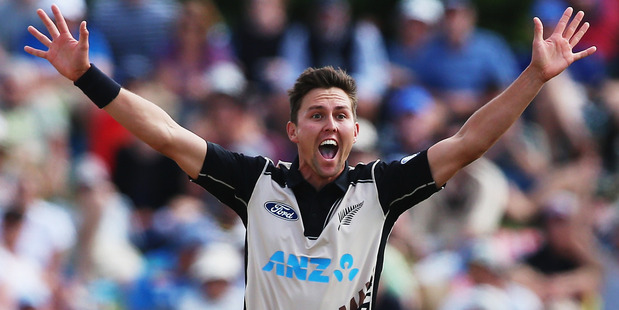 During the World Cup Trent Boult took the equal-most tournament wickets (22 with Mitchell Starc). Photo / Getty Images