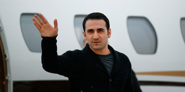 Amir Hekmati, released from an Iranian prison, is happy to finally be home in Michigan. Photo / AP