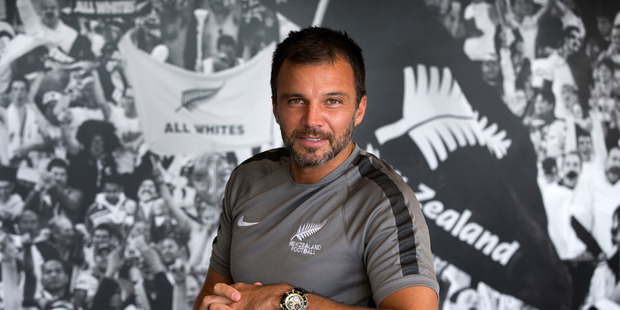 New Zealand Football All Whites coach Anthony Hudson. Photo / Brett Phibbs.