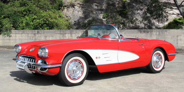 The sleek lines of the classic American car the Chevrolet Corvette, such as this 1960 C1 Convertible, will be on display in Northland next month when the NZ Corvette Nationals are held in the Bay of Islands.