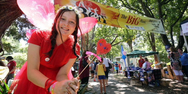 Aimee Blissett was the Whangarei fairy at last year's Artbeat festival in Cafler Park. Artbeat is on again this year on January 30. Photo / John Stone