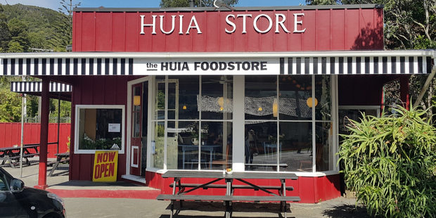 Huia Foodstore and Cafe is for sale. Photo / Supplied