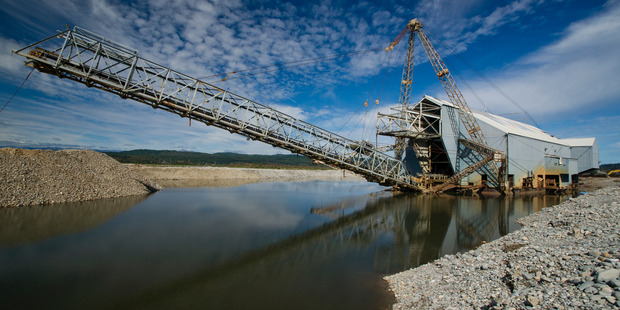 Grey River gold dredge, located in Ngahere on the West Coast. Photo / VCS Environmental