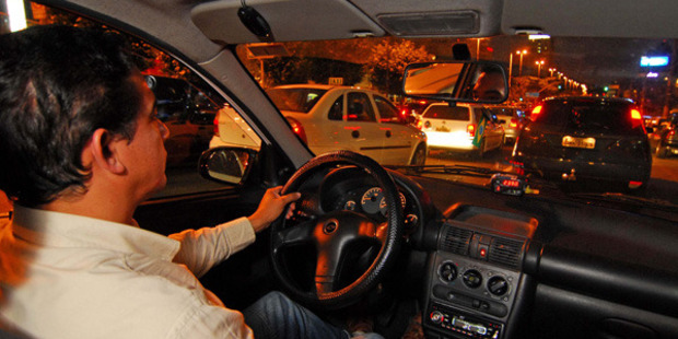 Sao Paulo taxi drivers have been banned from wearing shorts or trying to banter with passengers about football. Photo / Getty Images