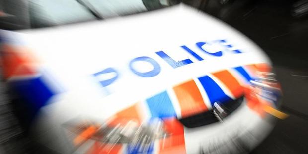 Police abandoned the pursuit of a fleeing driver tonight before he crashed in to a parked car