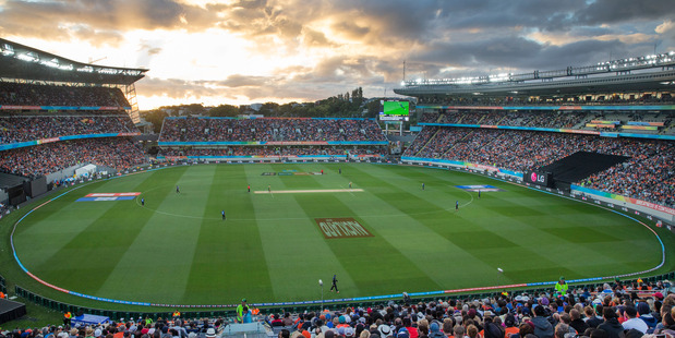 A packed house at Eden Park during last year's Cricket World Cup.