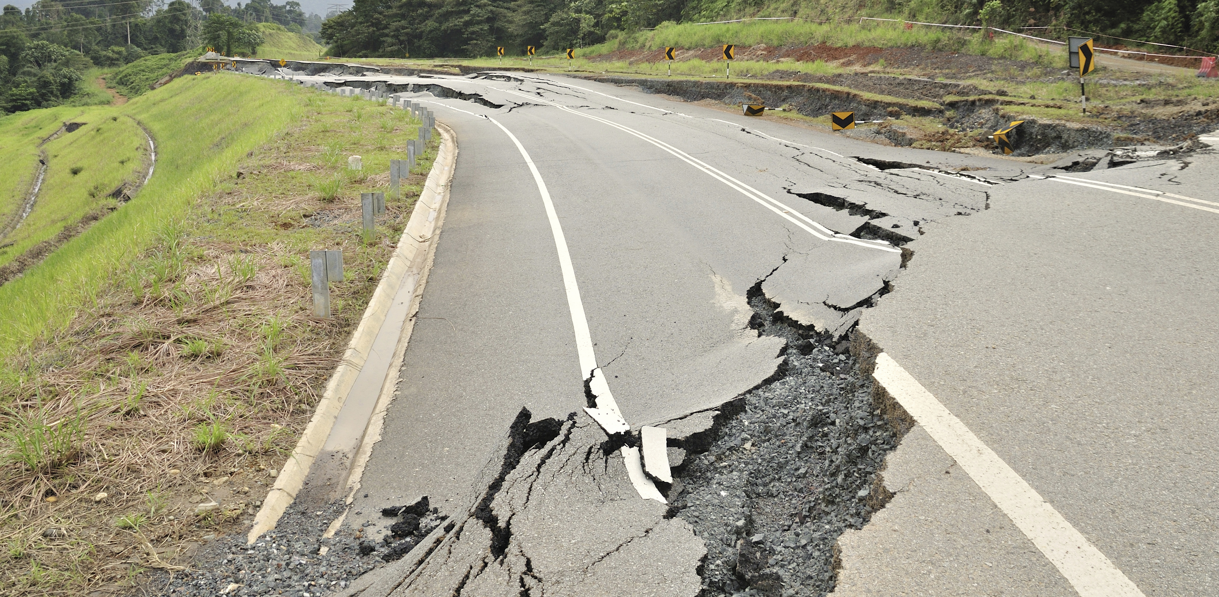 Earthquakes also follow the power law equation. Photo / iStock
