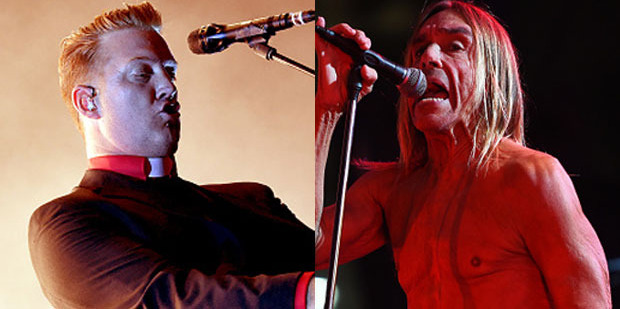Josh Homme from Queens of the Stone Age and The Stooges frontman Iggy Pop have written and recorded an album in secret. Photo / Getty Images
