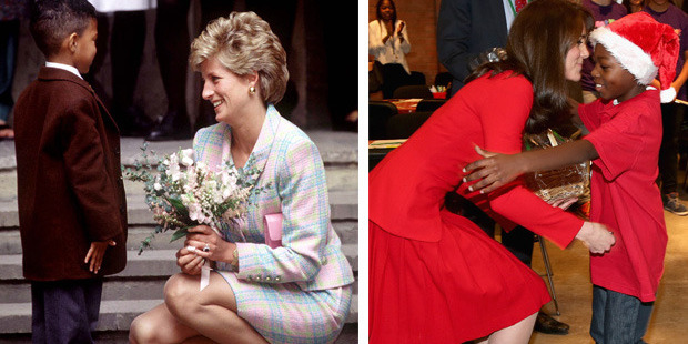 Kate's private meetings with child sufferers of mental ill health have been likened to Diana's secret visits to charities and hospitals. Photos / Getty