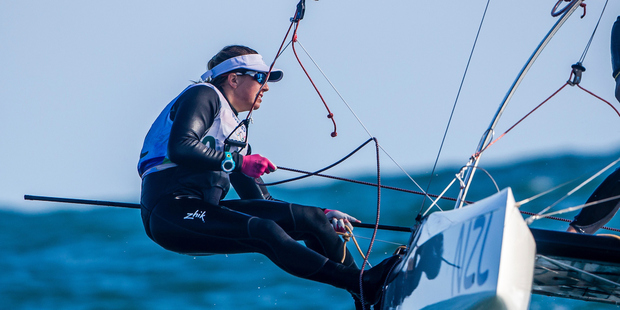 Gemma Jones teamed up with Jason Saunders in the Nacra 17 class at the Rio Olympics. Photo/PHOTOSPORT