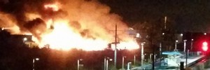 A large fire in a plastics factory on Aetna Place Henderson 27 September 2016
picture supplied via facebook https://www.facebook.com/lettiebrenda.iseli