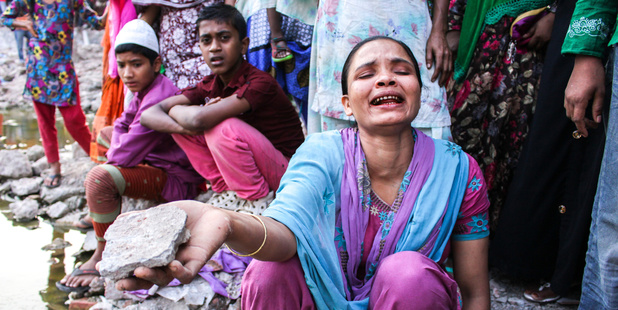 After the 2013 Rana Plaza building collapse in Bangladesh, western brands put together two agreements to build safety and human rights into their supply chains. Photo / Getty