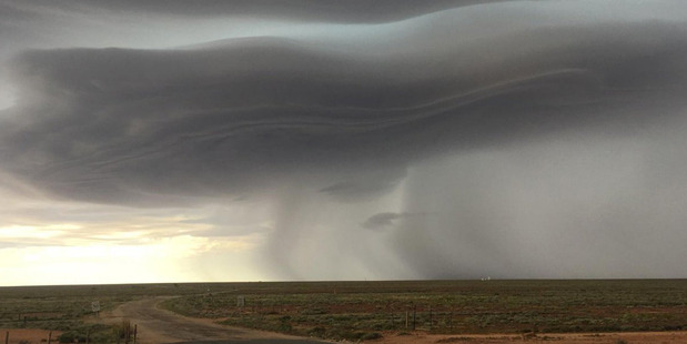 Wild weather: Storms in South Australia yesterday. Photo / Supplied