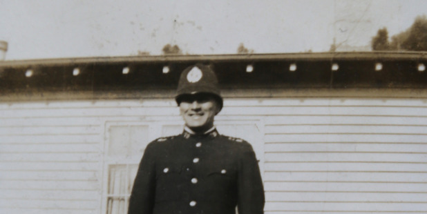 The name of Constable Louis Hekenui Bidois has been added to the New Zealand Police Memorial Wall. PHOTO/SUPPLIED