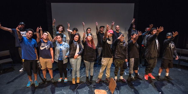 The cast of Manawa Ora 2015 take a bow.