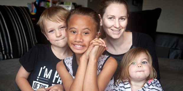 Jack Atkins, Jurnee McCaskill, Esther Aktins and Molly Atkins. Photo/Andrew Warner