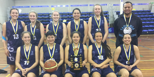 TOP EFFORT: Tauranga Girls' College winning senior basketball team. PHOTO/Supplied