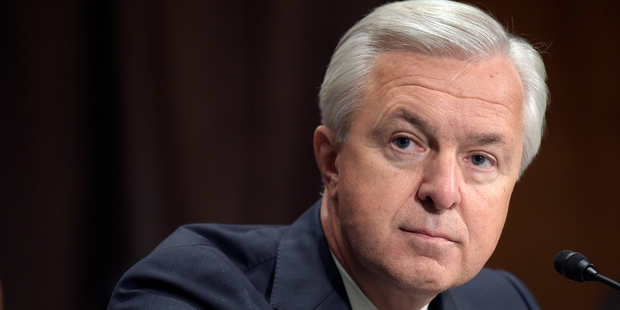Wells Fargo CEO John Stumpf testifies on Capitol Hill in Washington, before the Senate Banking Committee. Photo / AP