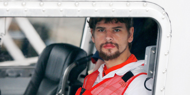 Nathan Carman spent a week at sea. Police searched his Vermont home on Monday night. Photo / AP