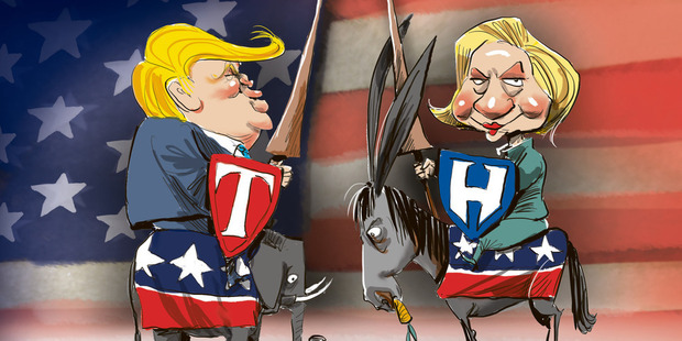 Trump has turned international trade into a political minefield. Illustration / Rod Emmerson
