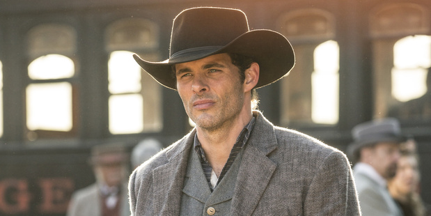 James Marsden stars in the new TV show, Westworld.