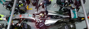 Life for pit stop mechanics on the Formula One circuit is very stressful. Photo / AP