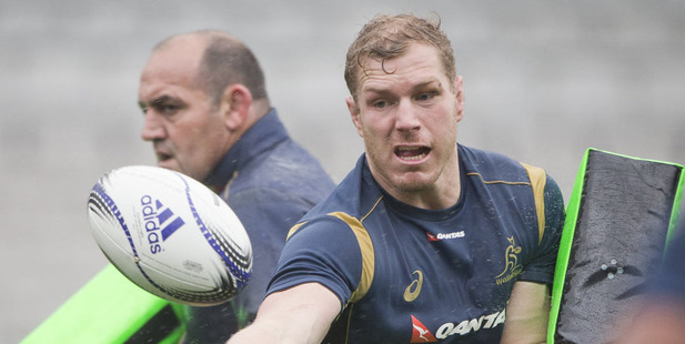 Wallabies flanker David Pocock. Photo / Greg Bowker