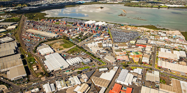 Work has started on the $15 million Onehunga East-West Link which aims to ease congestion by widening the Southern Motorway. Photo: NZTA